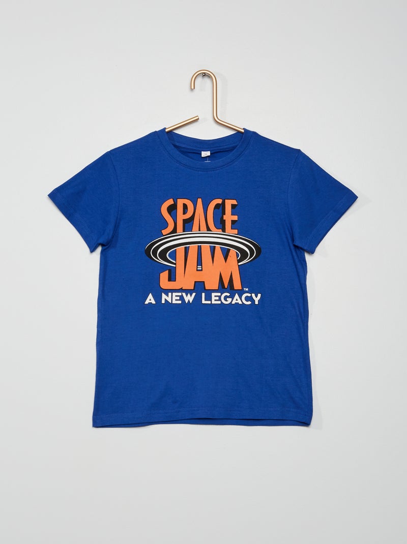 T-shirt com estampado 'Space Jam' Azul - Kiabi