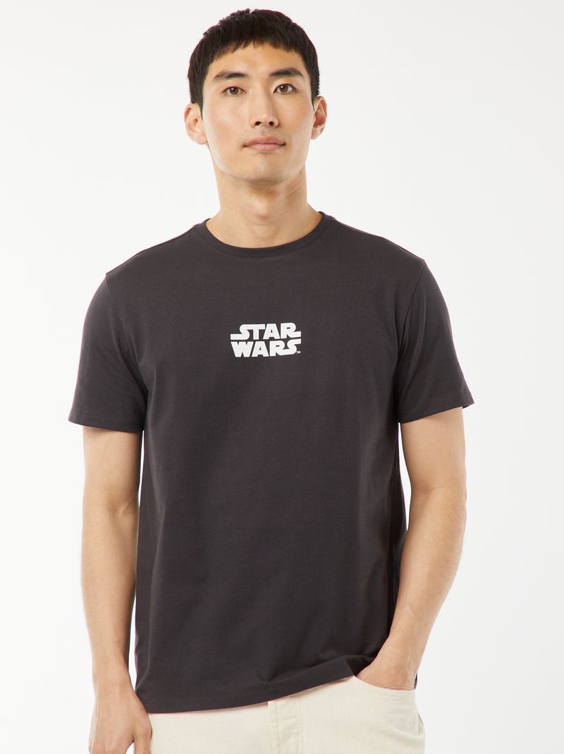 T-shirt com estampado 'Star Wars' Cinza - Kiabi