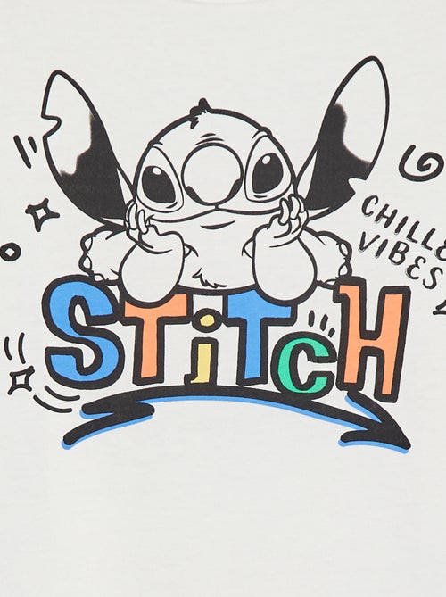 T-shirt com estampado 'Stitch' - Kiabi