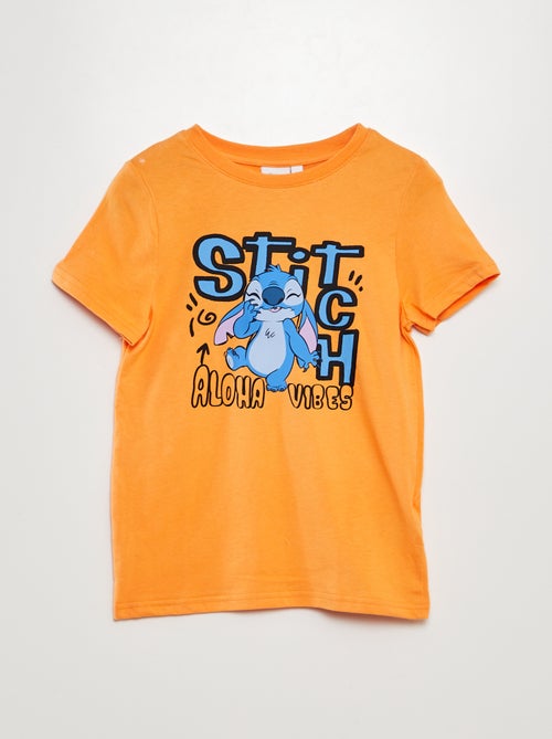 T-shirt com estampado 'Stitch' - Kiabi