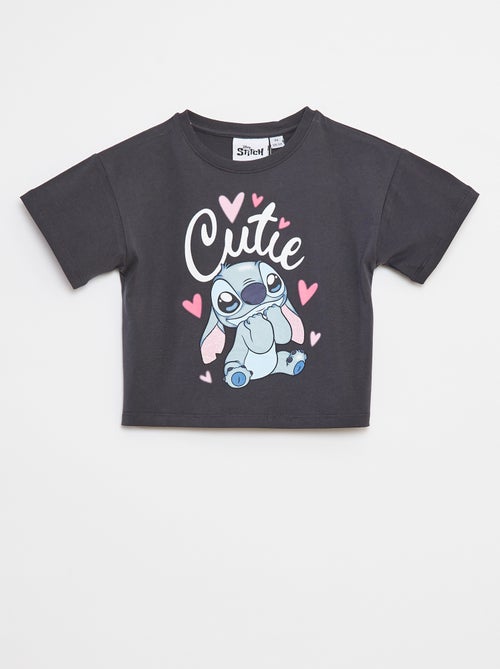 T-shirt com estampado 'Stitch' - Kiabi