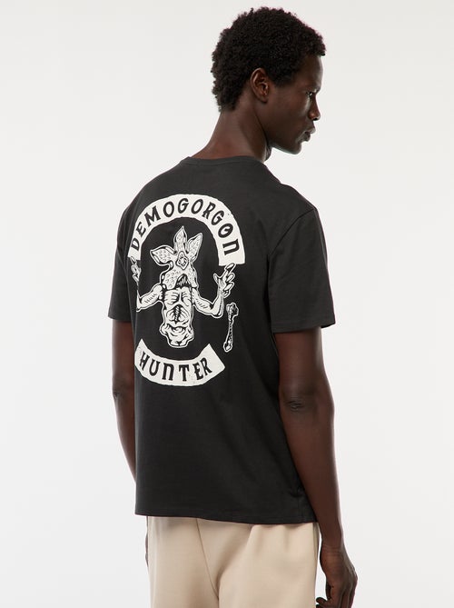 T-shirt com estampado 'Stranger Things' de manga curta - Kiabi