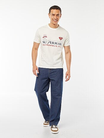 T-shirt com estampado 'Super-Homem'