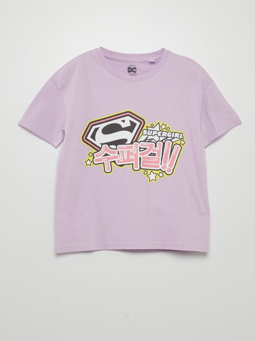 T-shirt com estampado 'Supergirl' - Kiabi