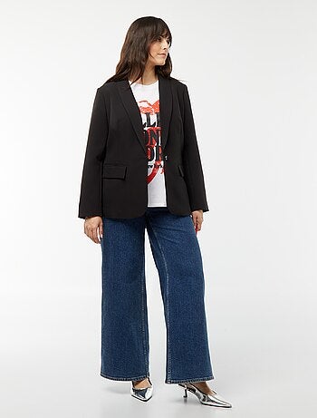 T-shirt com estampado 'The Rolling Stones' de manga curta