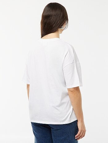 T-shirt com estampado 'The Rolling Stones' de manga curta