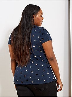 T-shirt com estampado total - Kiabi