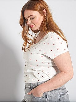 T-shirt com estampado total - Kiabi