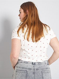 T-shirt com estampado total - Kiabi