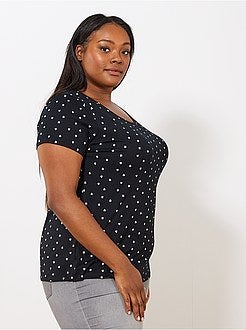 T-shirt com estampado total - Kiabi