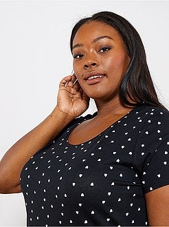 T-shirt com estampado total - Kiabi