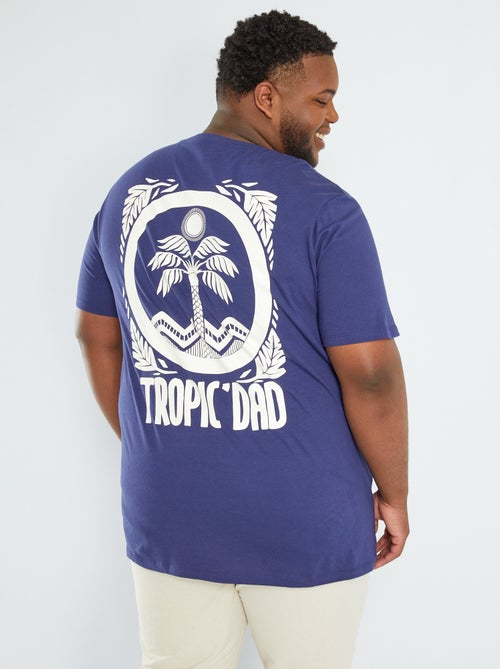T-shirt com estampado 'trópico' - Kiabi