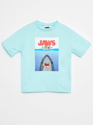 T-shirt com estampado 'Tubarão'