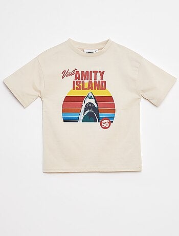 T-shirt com estampado 'Tubarão'
