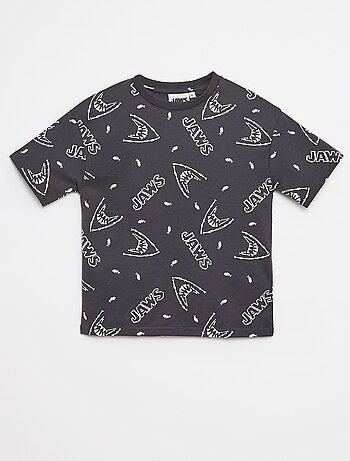 T-shirt com estampado 'Tubarão'
