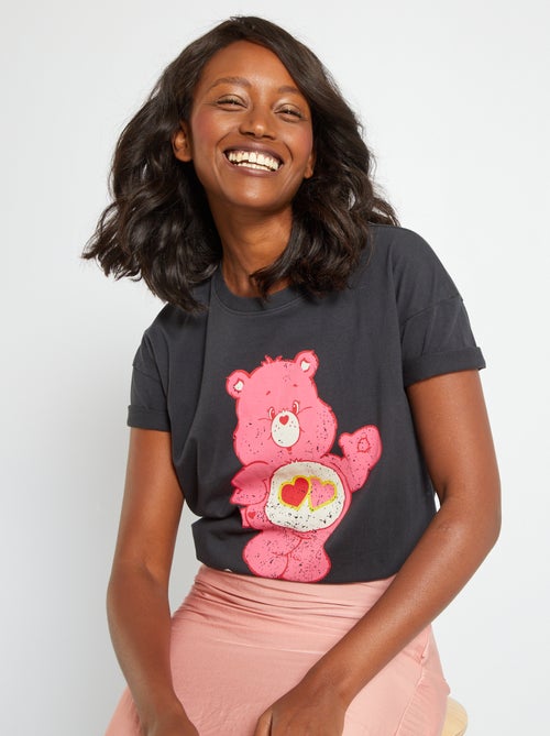 T-shirt com estampado 'Ursinhos carinhosos' - Kiabi
