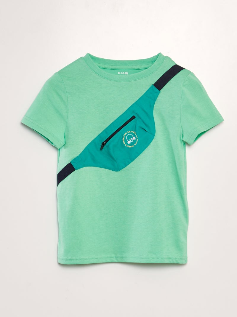 T-shirt com estampado VERDE - Kiabi