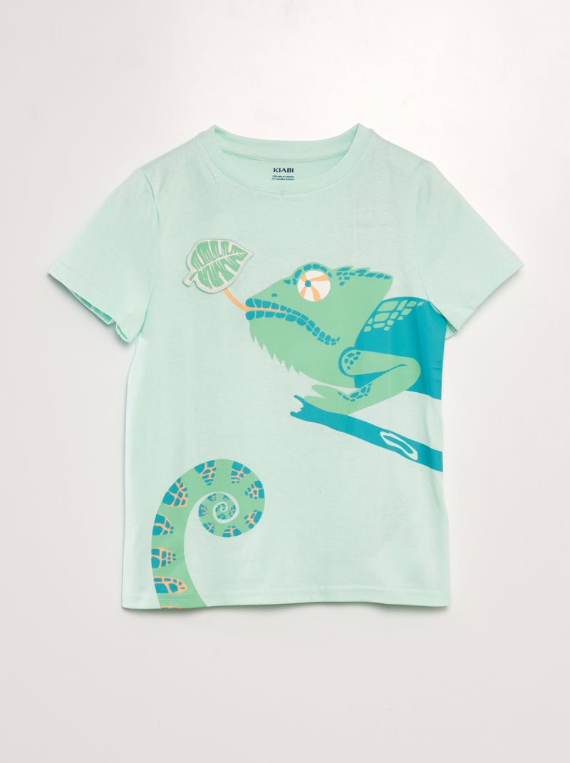 T-shirt com estampado VERDE - Kiabi