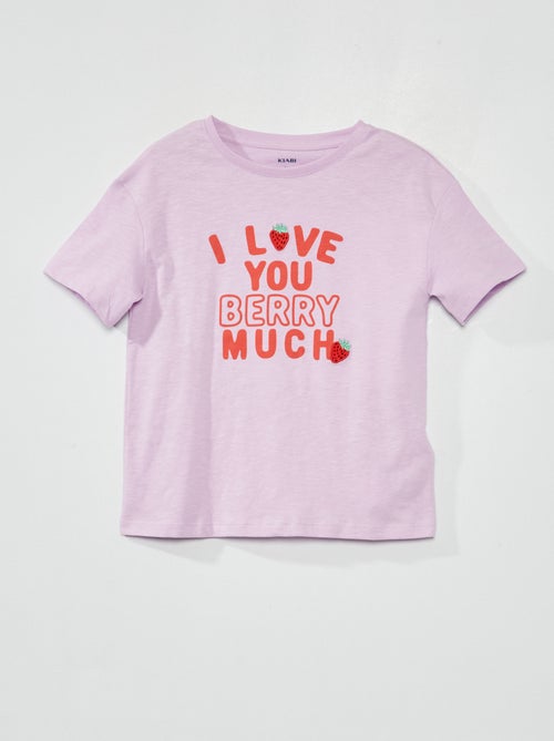 T-shirt com estampado - Kiabi