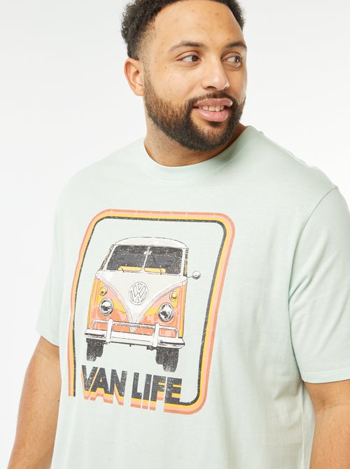 T-shirt com estampado 'Volkswagen' - Kiabi
