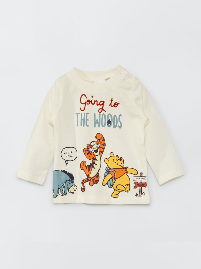 T-shirt com estampado 'Winnie' Ecru - Kiabi