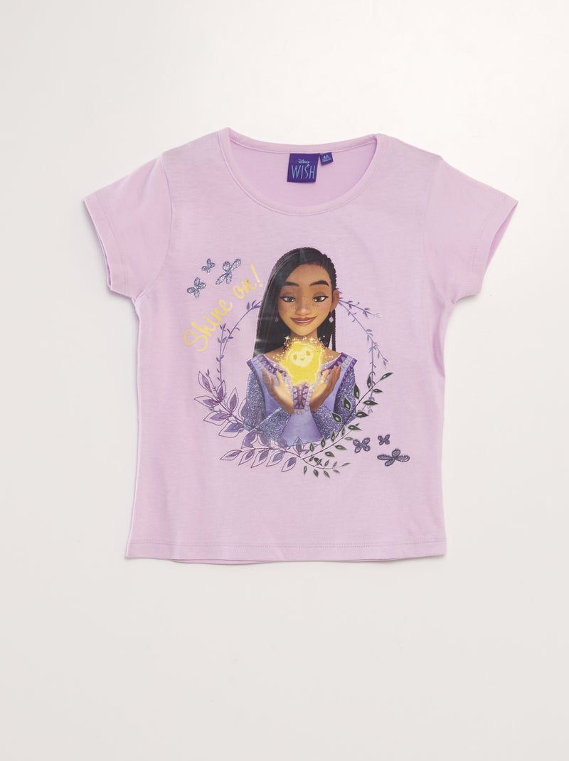 T-shirt com estampado 'Wish' VIOLETA - Kiabi