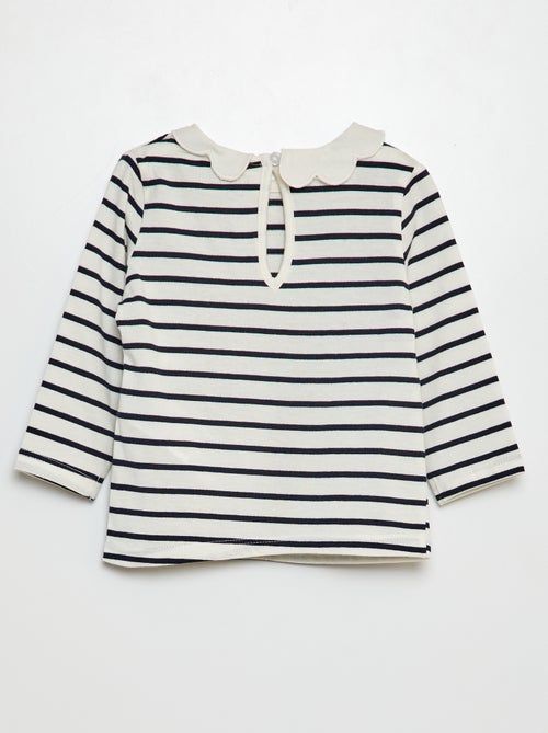 T-shirt com gargantilha - Kiabi