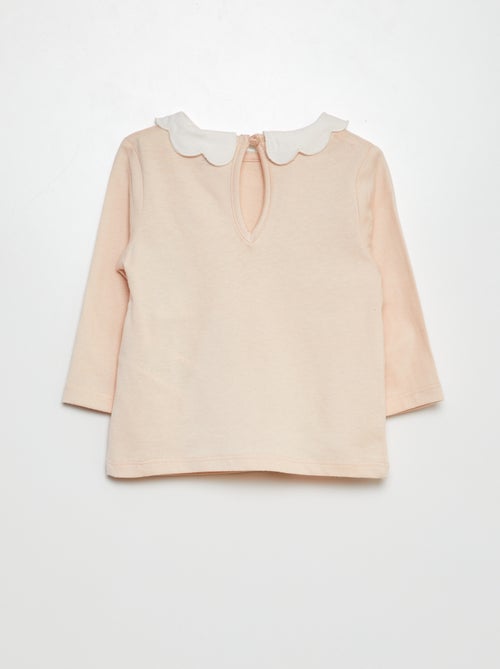 T-shirt com gargantilha - Kiabi