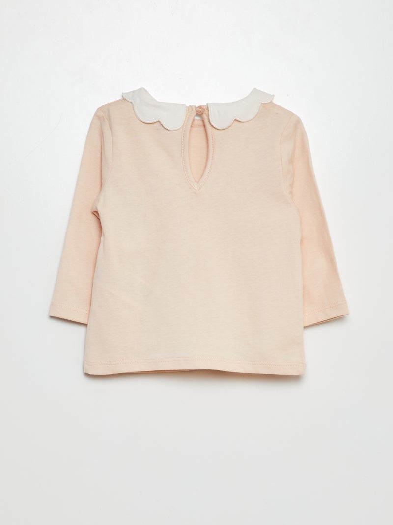 T-shirt com gargantilha ROSA - Kiabi