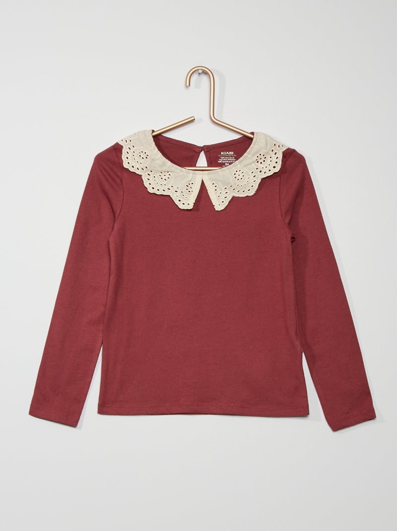 T-shirt com gargantilha ROSA - Kiabi