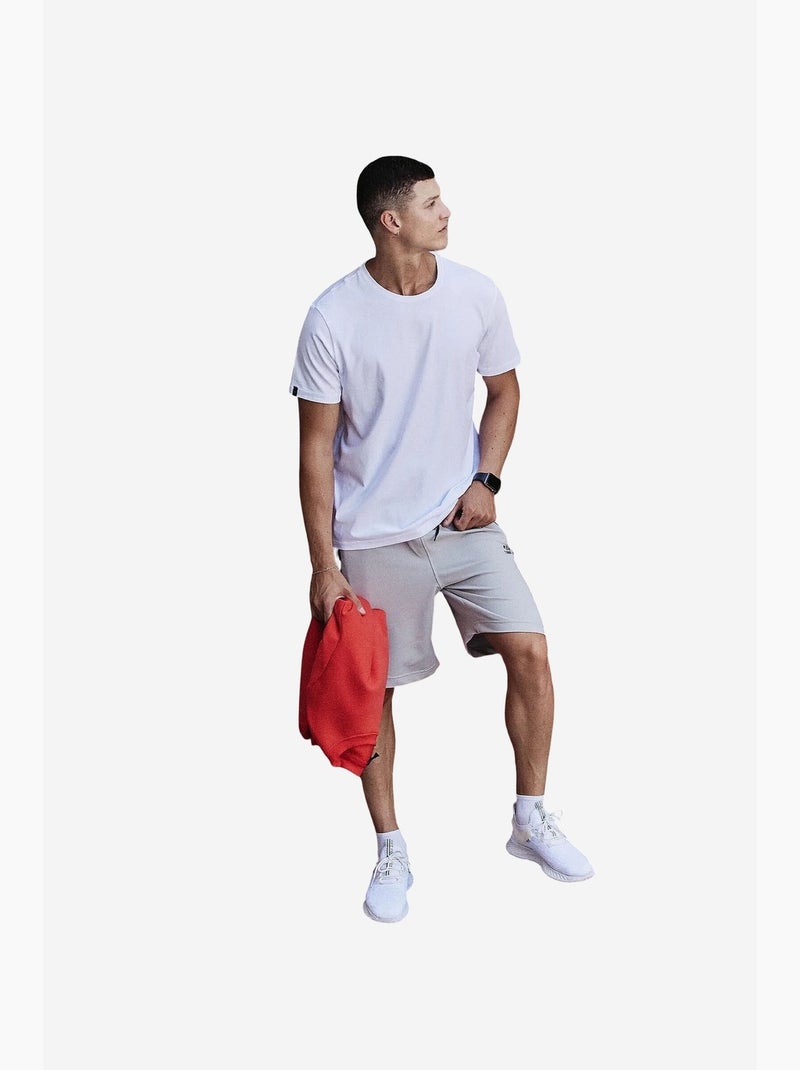 T-shirt com gola redonda de corte confortável tommy Branco - Kiabi