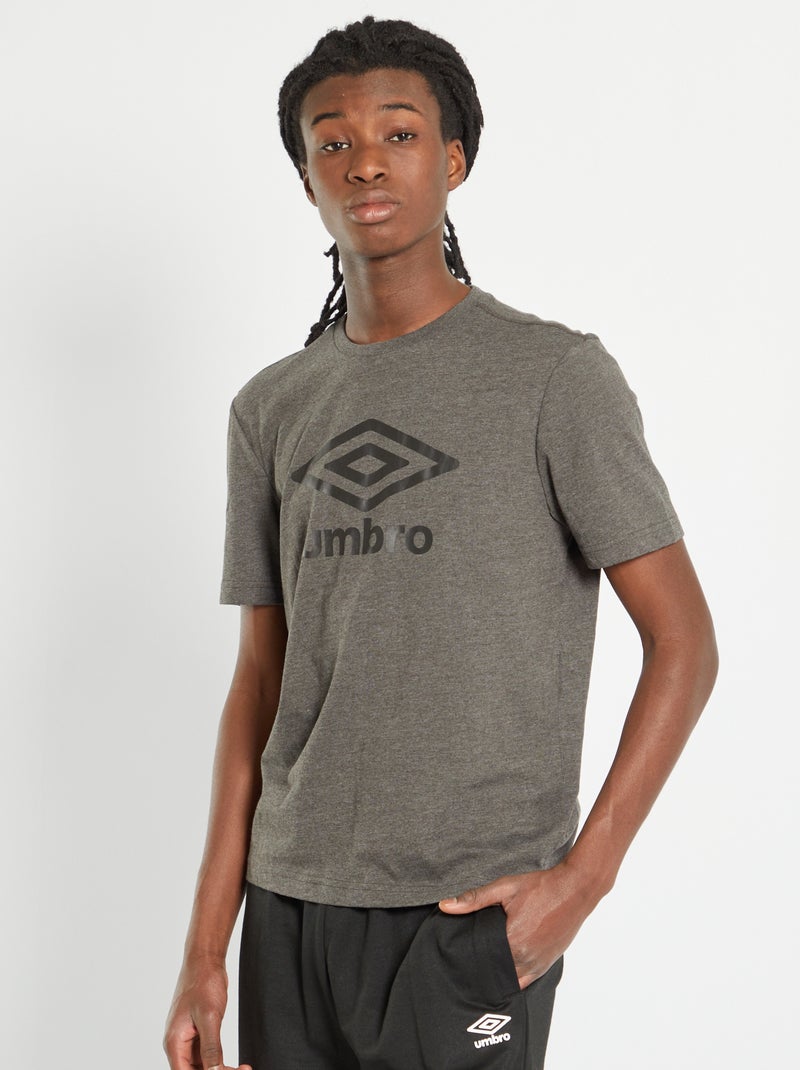 T-shirt com gola redonda 'Umbro' CINZA - Kiabi