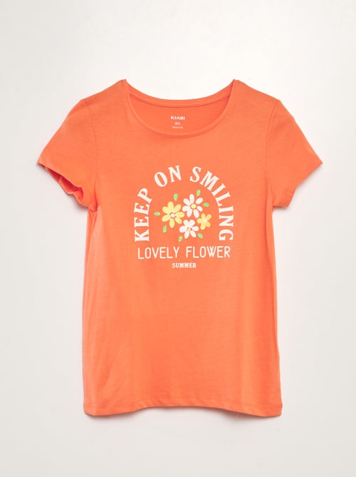 T-shirt com inscrição - Kiabi