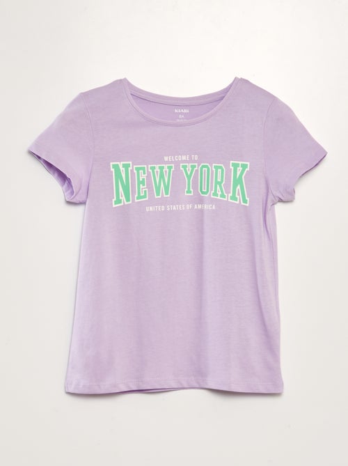 T-shirt com inscrição - Kiabi