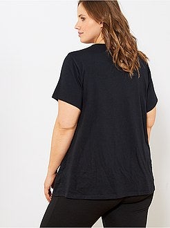 T-shirt com lantejoulas reversíveis 'Supergirl' - Kiabi