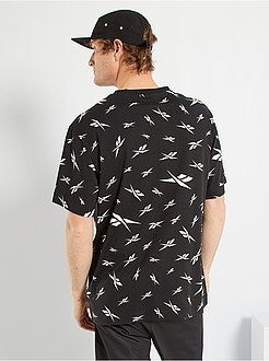 T-shirt com logótipo 'Reebok' all-over - Kiabi