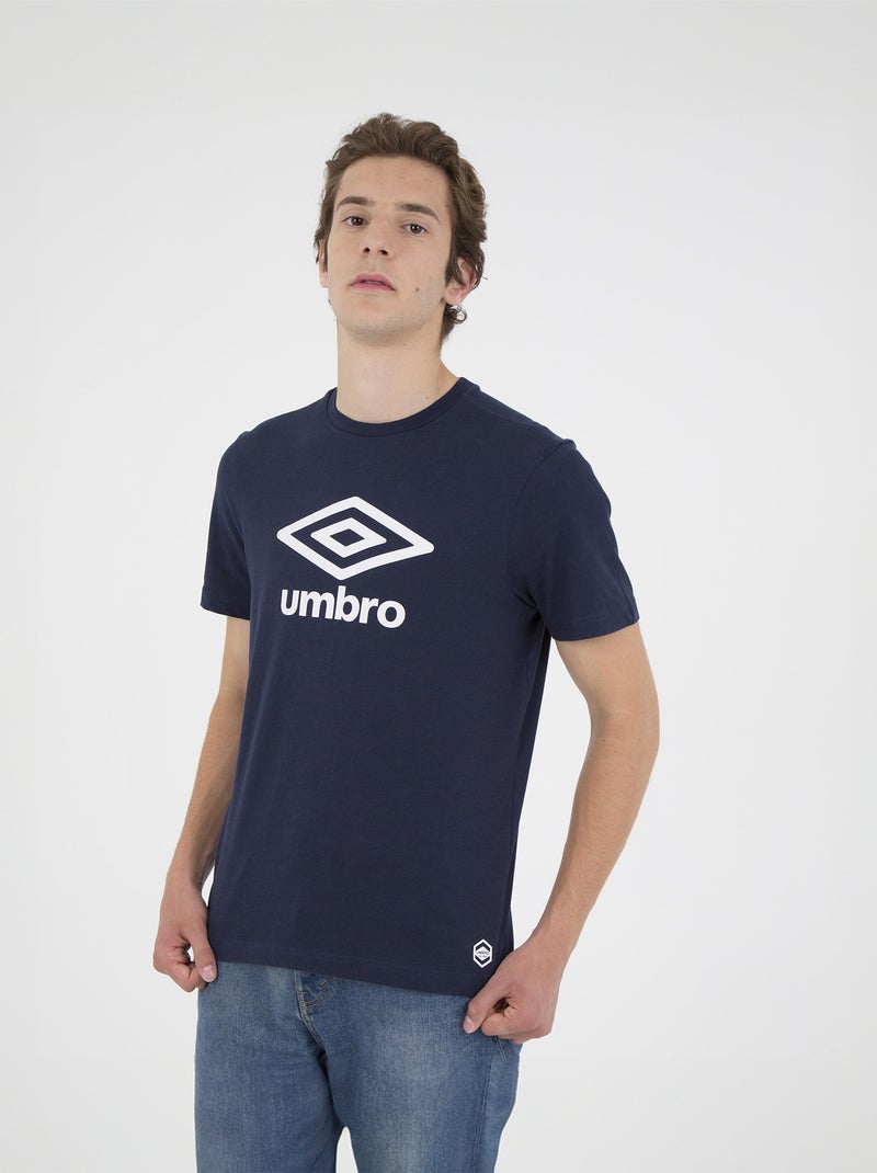 T-shirt com logótipo 'Umbro' AZUL - Kiabi
