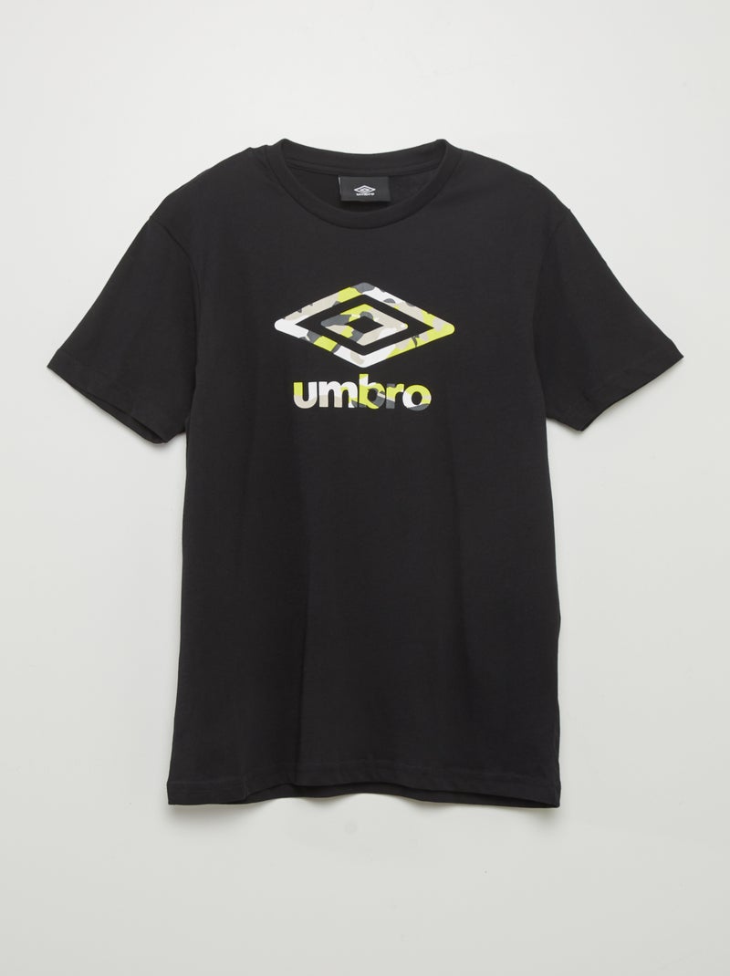 T-shirt com logótipo 'Umbro' PRETO - Kiabi