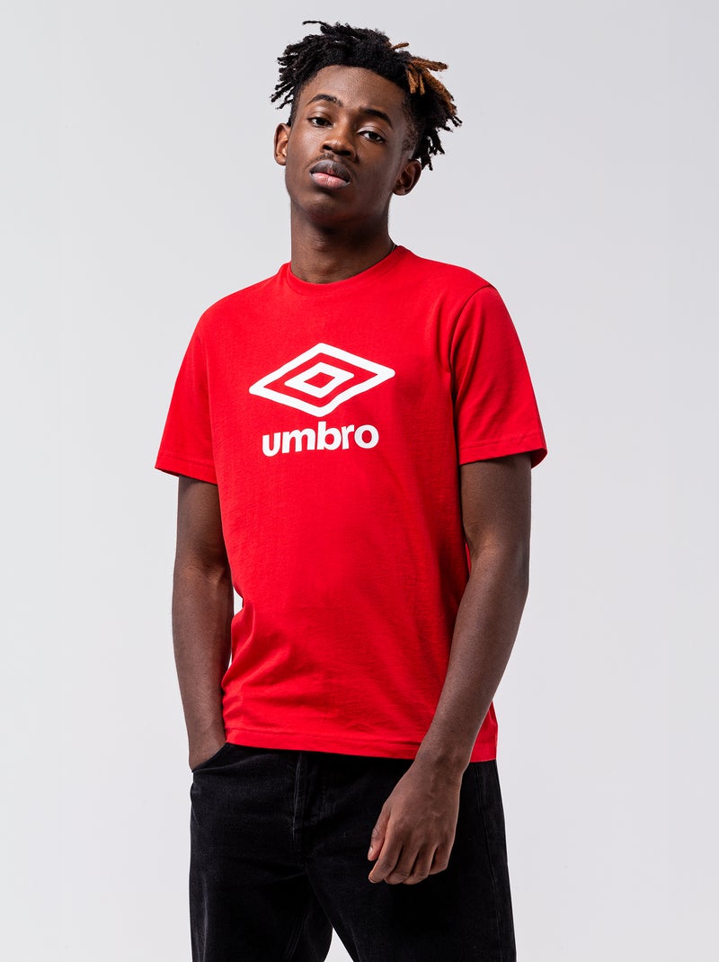 T-shirt com logótipo 'Umbro' VERMELHO - Kiabi