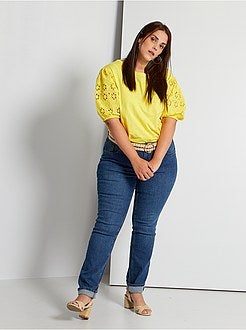 T-shirt com manga de balão - Kiabi