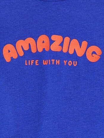T-shirt com mensagem