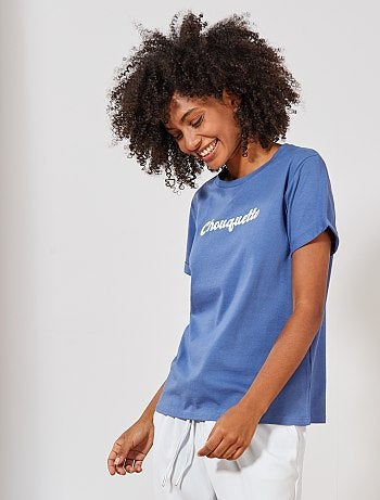 T-shirt com mensagem - Kiabi