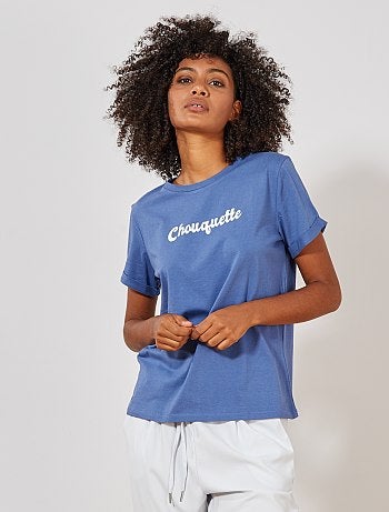 T-shirt com mensagem - Kiabi