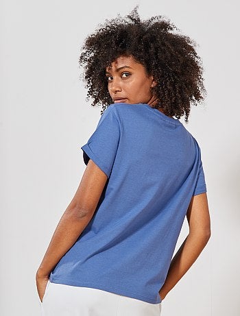 T-shirt com mensagem - Kiabi