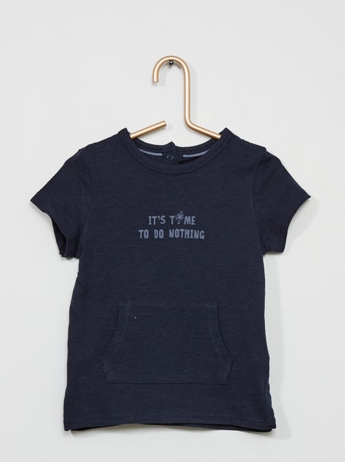 T-shirt com mensagem - Kiabi