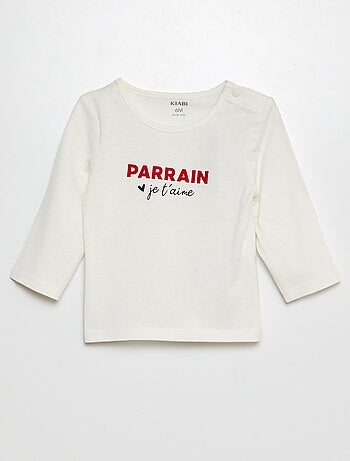 T-shirt com mensagem