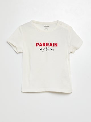 T-shirt com mensagem