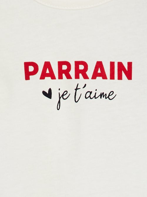 T-shirt com mensagem - Kiabi