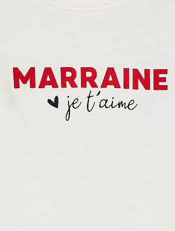 T-shirt com mensagem