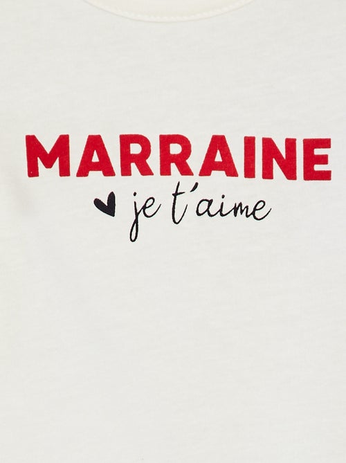 T-shirt com mensagem - Kiabi